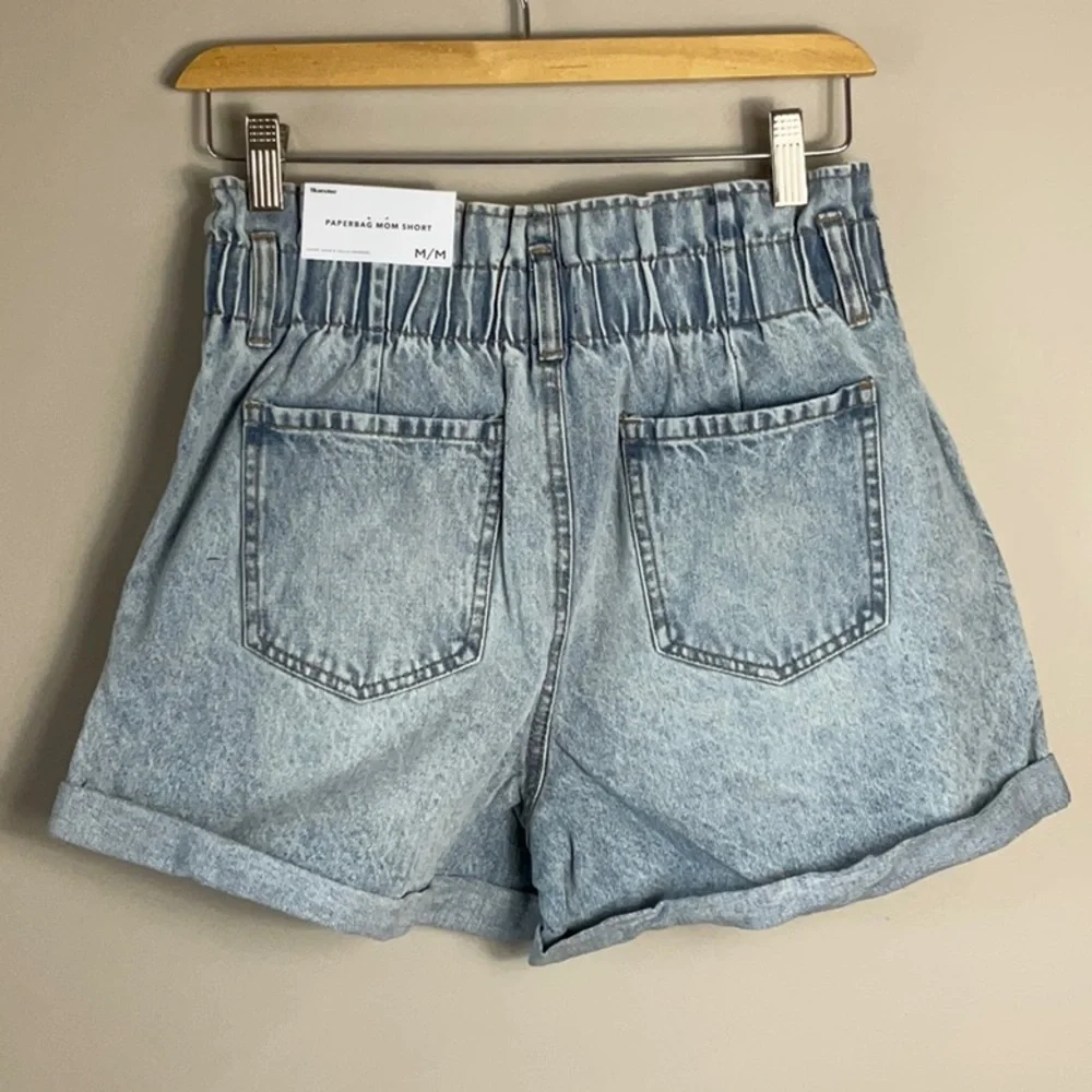 Blue notes Paperbag mom short light wash - Picture 2 of 3